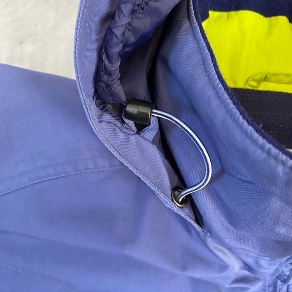 Columbia Convert Jacket Womens Med Purple Yellow Vintage Y2K Convertible Hooded - Picture 5 of 14